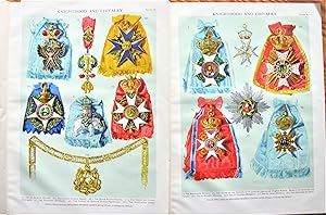 Antique Plates: Lot of Five Colour Plates on Knighthood and Chivalry