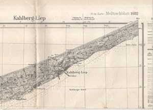 Kahlberg-Lieb. Meßtischblatt 1682.