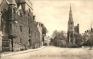Seller image for Postkarte Carte Postale 11111311 Oxford Oxfordshire Balliol College Martyrs Memorial for sale by Versandhandel Boeger