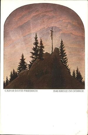 Immagine del venditore per Postkarte Carte Postale 11223479 Kuenstlerkarte Caspar David Friedrich Das Kreuz im Gebirge Kuenstlerkar venduto da Versandhandel Boeger