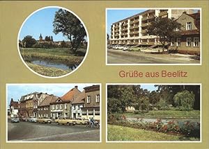 Postkarte Carte Postale 41238355 Beelitz Mark Autos Wartburg Trabant Plattenbau Heilstaetten Beelitz