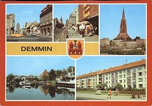 Postkarte Carte Postale 41239992 Demmin Mecklenburg Vorpommern Markt Hafen Bartholomaeuskirche De...