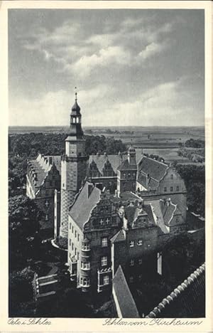 Postkarte Carte Postale 11247044 Oels Niederschlesien Schloss Oels Niederschlesien
