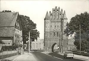 Postkarte Carte Postale 41246239 Friedland Mecklenburg Neubrandenburger Tor Trabant Auto Friedland