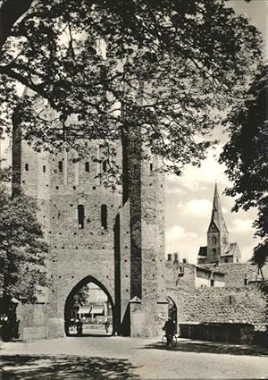 Postkarte Carte Postale 41263777 Friedland Mecklenburg Neubrandenburger Tor Friedland