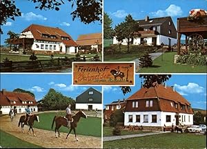 Bild des Verkufers fr Postkarte Carte Postale 41276153 Naumburg Hessen Ferienhof Schneider Pferdehof Pferde Naumburg zum Verkauf von Versandhandel Boeger