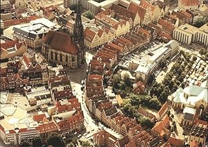 Seller image for Postkarte Carte Postale 41282991 Muenster Westfalen Stadtzentrum St. Lambertikirche Prinzipalmarkt Lufta for sale by Versandhandel Boeger