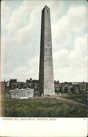 Bild des Verkufers fr Postkarte Carte Postale 11328807 Boston Massachusetts Bunker Hill Monument zum Verkauf von Versandhandel Boeger