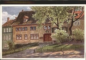 Postkarte Carte Postale 41329801 Eisenach Thueringen J S Bach Haus Kuenstlerkarte Eisenach