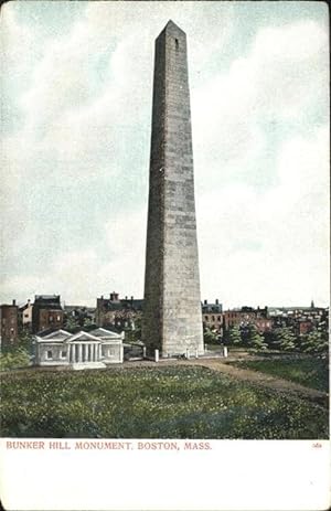 Bild des Verkufers fr Postkarte Carte Postale 11328421 Boston Massachusetts Bunker Hill Monument zum Verkauf von Versandhandel Boeger