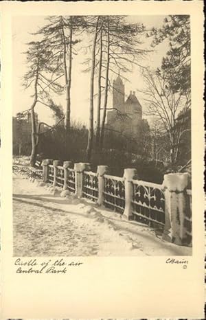 Immagine del venditore per Postkarte Carte Postale 11336655 New York City Central Park Castle of the air in winter New York City venduto da Versandhandel Boeger