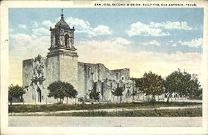 Immagine del venditore per Postkarte Carte Postale 11356981 San Antonio Texas San Jose Second Mission built 1718 venduto da Versandhandel Boeger