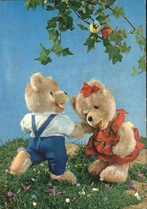 Postkarte Carte Postale 11368525 Teddy Teddybaer Teddy-bear Tanz Voegel Teddy Teddybaer Teddy-bear