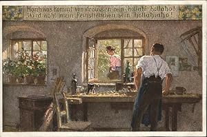 Seller image for Postkarte Carte Postale 11373012 Hey Paul Nr. 57 Volksliederkarte Horch was kommt von draussen rein Hey for sale by Versandhandel Boeger