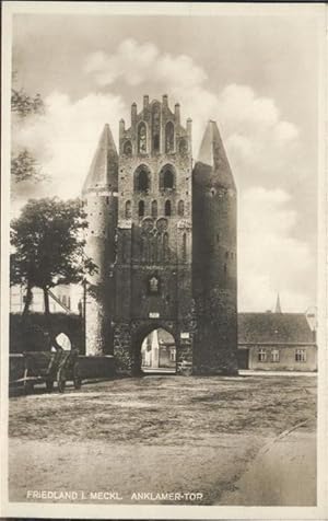 Postkarte Carte Postale 41400982 Friedland Mecklenburg Anklamer Tor Friedland