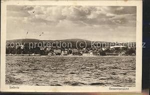 Bild des Verkufers fr Postkarte Carte Postale 41409103 Sassnitz Ostseebad Ruegen Gesamtansicht vom Meer aus Sassnitz zum Verkauf von Versandhandel Boeger