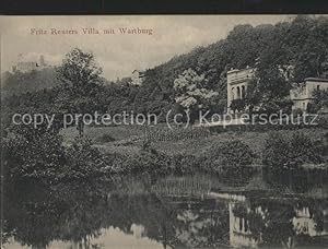 Postkarte Carte Postale 41430966 Eisenach Thueringen Reuter Villa mit Wartburg Eisenach