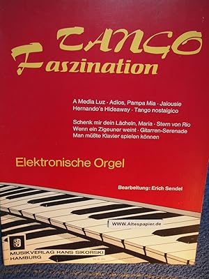 Image du vendeur pour Tango Faszination. Bearbeitung fr elektronische Orgel. Nr 943. mis en vente par Versandantiquariat Ingo Lutter