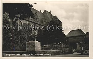 Postkarte Carte Postale 41503581 Burg Wupper Engelbert-Denkmal Burg