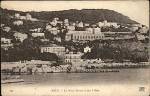 Postkarte Carte Postale 11486842 Nice Alpes Maritimes le Mont Boron Nice