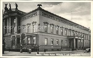 Postkarte Carte Postale 41598327 Berlin Palais Kaiser Wilhelm I mit historischem Eckfenster Berlin