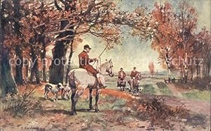 Seller image for Postkarte Carte Postale 11618822 Jagd Pferde Sport Sport for sale by Versandhandel Boeger