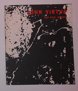 Seller image for John Virtue - Ten New Works (Lisson Gallery, London 12 January - 10 February / Louver Gallery, New York 17 March - 14 April 1990) for sale by David Bunnett Books