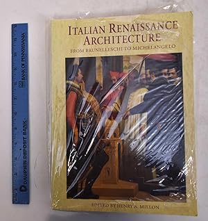 Italian Renaissance Architecture from Brunelleschi to Michelangelo