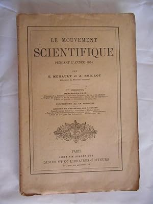 Seller image for Le mouvement scientifique pendant l'annee 1864 - Premier semestre 1864 for sale by Frederic Delbos