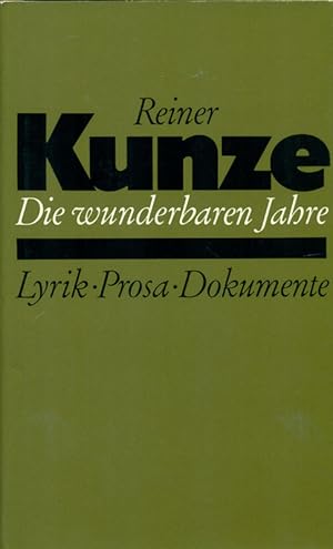 Seller image for Die wunderbaren Jahre. Lyrik - Prosa - Dokumente. Herausgegeen von Karl Corino. for sale by Online-Buchversand  Die Eule