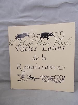 Seller image for Poetes Latins de la Renaissance for sale by High Barn Books
