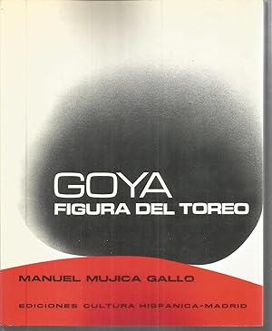 GOYA FIGURA DEL TOREO