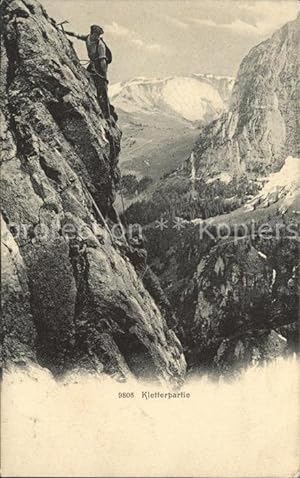 Postkarte Carte Postale 11661534 Bergsteigen Klettern Kletterpartie Bergsteigen Klettern