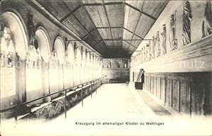 Postkarte Carte Postale 11667505 Wettingen AG Kreuzgang im ehem Kloster Wettingen