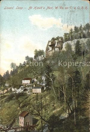 Bild des Verkufers fr Postkarte Carte Postale 11690199 West Virginia US-State Hawks Nest Lovers Leap Cliffs zum Verkauf von Versandhandel Boeger
