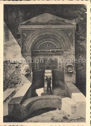 Bild des Verkufers fr Postkarte Carte Postale 11689909 Pompei Fontana grande di Mosaico Pompei e Scavi zum Verkauf von Versandhandel Boeger