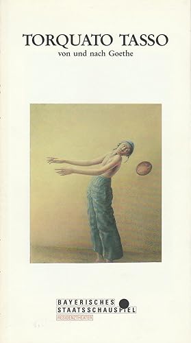 Seller image for Programmheft Torquato Tasso. Schauspiel von und nach Goethe. Premiere 26. Oktober 1991 Residenztheater Spielzeit 1990 / 91 Heft 77 for sale by Programmhefte24 Schauspiel und Musiktheater der letzten 150 Jahre