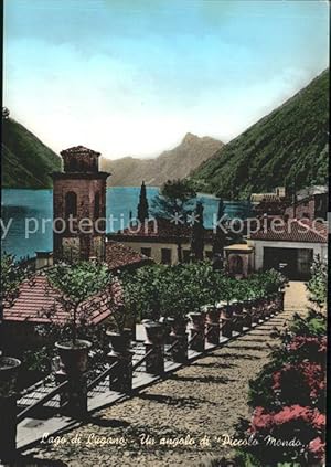 Seller image for Postkarte Carte Postale 11695256 Lago di Lugano Un angolo di Piccolo Mondo Panorama Firenze for sale by Versandhandel Boeger