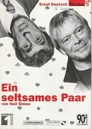 Seller image for Programmheft Ein seltsames Paar von Neil Simon. Premiere 22. November 2001 Spielzeit 2001 / 2002 for sale by Programmhefte24 Schauspiel und Musiktheater der letzten 150 Jahre