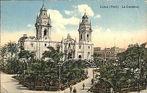Postkarte Carte Postale 11693057 Lima Peru La Catedral Lima