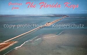 Immagine del venditore per Postkarte Carte Postale 11693255 Florida Keys Indian Key Bridge and Teatable Bridge venduto da Versandhandel Boeger