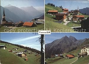 Bild des Verkufers fr Postkarte Carte Postale 11703614 Tenna GR Safiental Ausserberg Dorfpartie Oberhorn Tenna zum Verkauf von Versandhandel Boeger