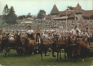 Seller image for Postkarte Carte Postale 11710006 Saignelegier Marche Concours National de Chevaux Saignelgier for sale by Versandhandel Boeger