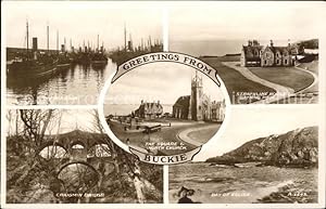 Postkarte Carte Postale 11732501 Buckie North East Moray Harbour Strathline House Craigmin Bridge...