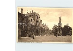 Seller image for Postkarte Carte Postale 11748183 Oxford Oxfordshire Balliol College Martyrs Memorial for sale by Versandhandel Boeger