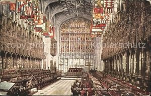 Seller image for Postkarte Carte Postale 11751739 Windsor Castle Choir East St Goerges Chapel for sale by Versandhandel Boeger