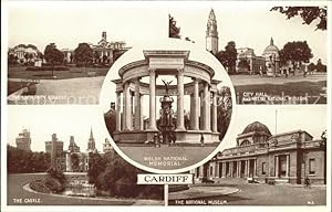 Immagine del venditore per Postkarte Carte Postale 11750670 Cardiff Wales University College City Hall Welsh National Museum Castle venduto da Versandhandel Boeger