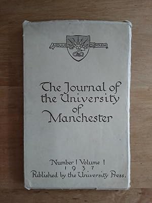 The Journal of the University of Manchester - Volume One / Number One