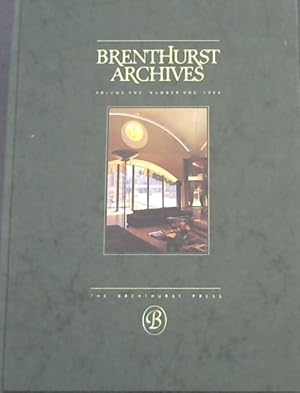 Seller image for Brenthurst Archives : Volume 1 Number 1 & 2. for sale by Chapter 1