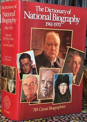 Image du vendeur pour The Dictionary of National Biography: 1961-1970 mis en vente par The Glass Key